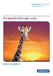 uniperc tube brochure - Smiths Medical