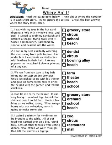 Where Am I? - Have Fun Teaching