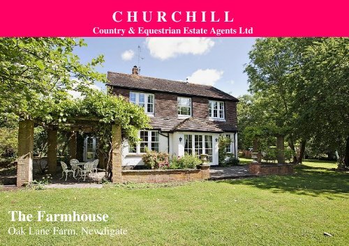 CHURCHILL The Farmhouse - Churchill Country and Equestrian ...