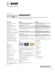 SonogUarD® 7 - BASF Building Systems