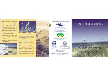 Brighton and Seacliff Dunes brochure - City of Holdfast Bay - SA.Gov ...