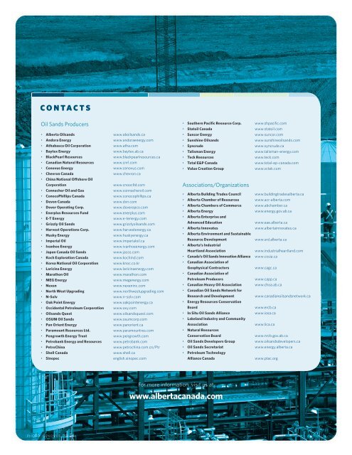 Oil Sands Quarterly Winter 2013 - Alberta, Canada