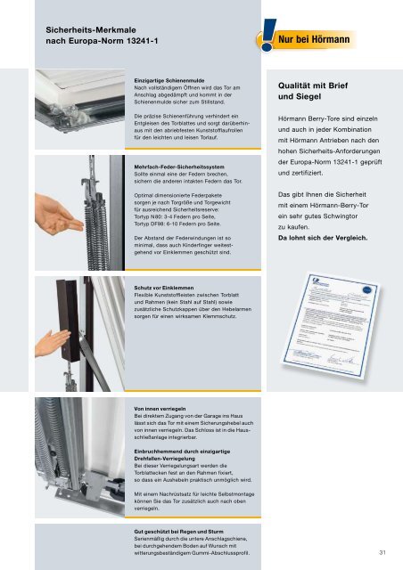 Hörmann Garagen-Schwingtore - Lehnert Metallbau GmbH