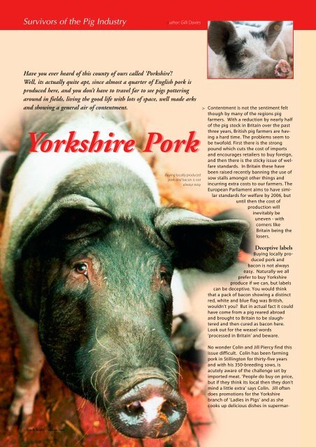 yorkshire pork
