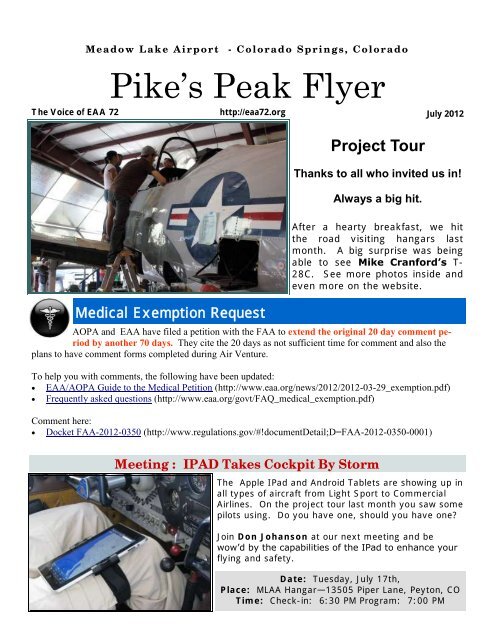 Pike s Peak Flyer EAA Chapter 72