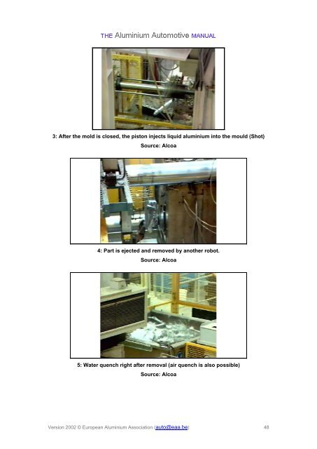 Manufacturing – Casting methods - European Aluminium Association