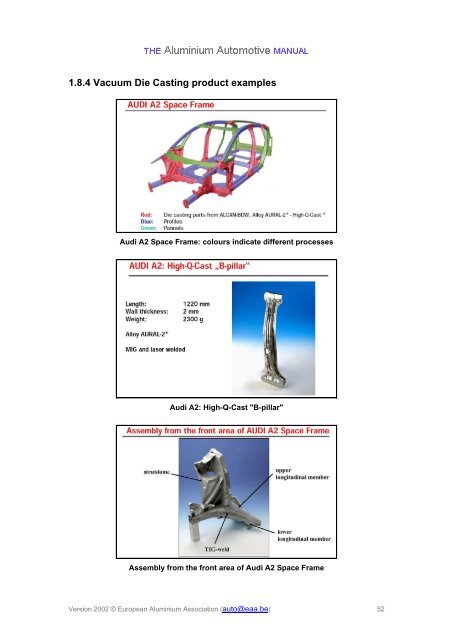 Manufacturing – Casting methods - European Aluminium Association