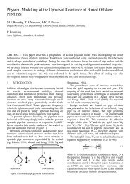 Physical Modelling of the Upheaval Resistance of Buried Offshore ...