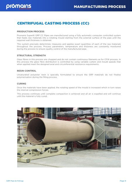 GRP Pipe and Fittings Product Guide PDF - Promains