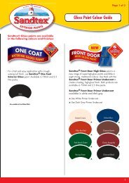 Sandtex Colour Chart