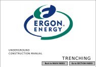 TRENCHING - Ergon Energy