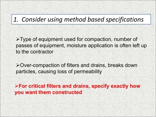 Seepage Control on Dams with Sand/Gravel Filters ... - MADCS