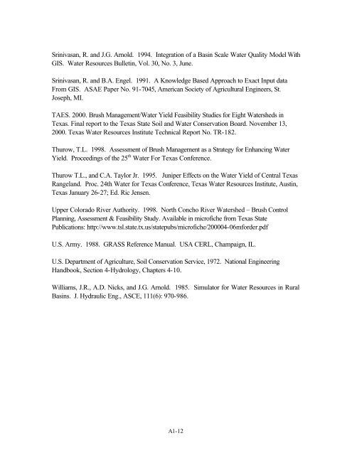 Lake Brownwood Watershed - Texas State Soil and Water ...