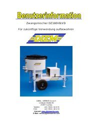 Zwangsmischer DZ180VB/VD F