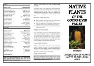 Native Plants of the Cooks River Valley Plant List - Marrickville Council