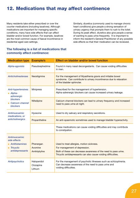 Continence Tools for Residential Aged Care - Bladder and Bowel ...