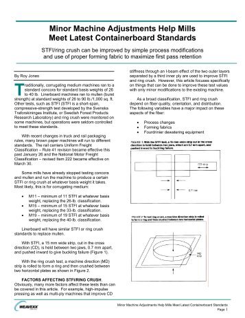 Minor Machine Adjustments Help Mills Meet Latest Containerboard ...