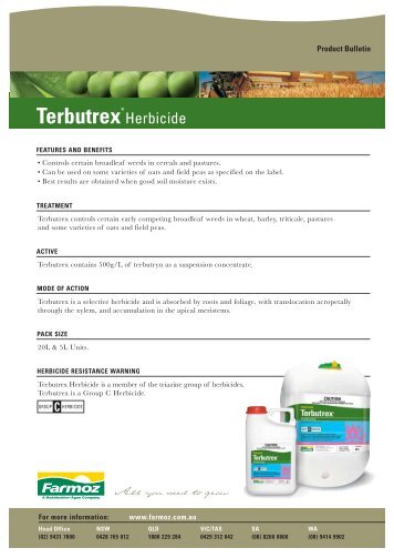 Terbutrex Herbicide - Farmoz