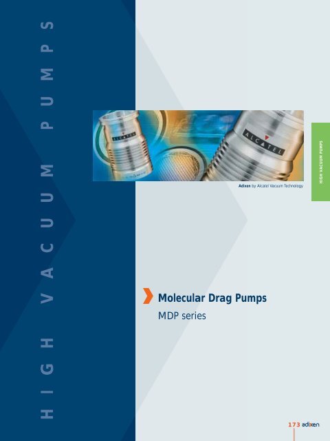 Alcatel MDP Series Pumps Brochure - LACO Technologies, Inc.