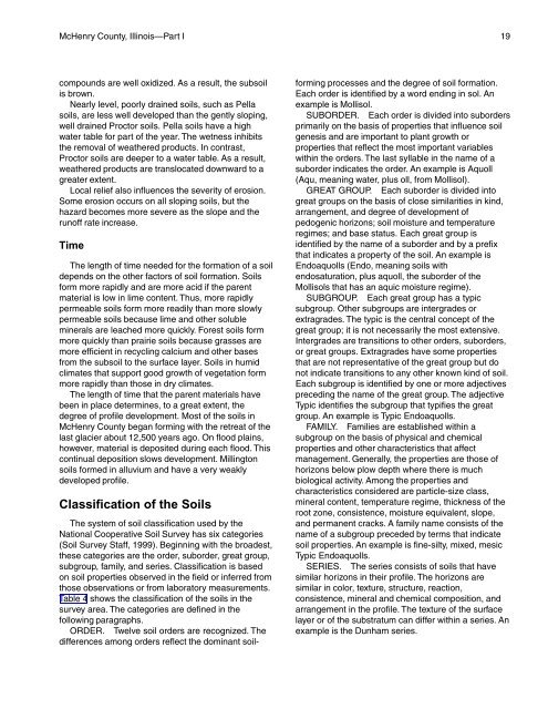 Soil Survey of McHenry County, Illinois Part I - Soil Data Mart