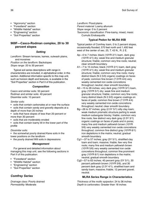 Soil Survey of McHenry County, Illinois Part I - Soil Data Mart