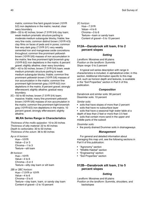 Soil Survey of McHenry County, Illinois Part I - Soil Data Mart