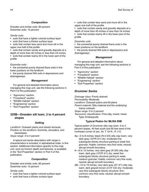 Soil Survey of McHenry County, Illinois Part I - Soil Data Mart