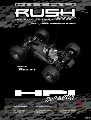 HPI Nitro Rush Manual - CompetitionX.com