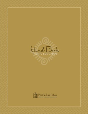 HAND BOOK - PLC.indd - Puerto Los Cabos