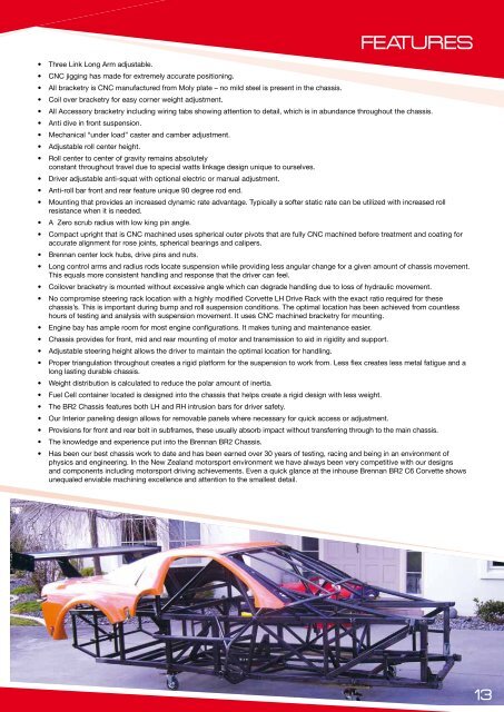 PRODUCT CATALOGUE - Brennan Racing