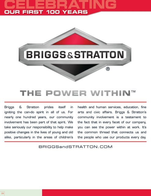 The History of Briggs & Stratton - basco