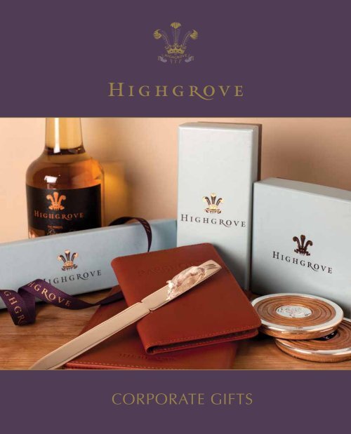 CORPORATE GIFTS - Highgrove Shop