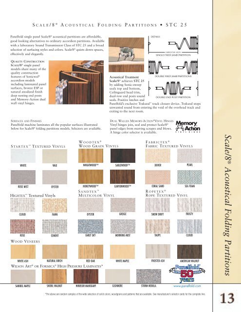 Panelfold Brochure - Accordion Doors