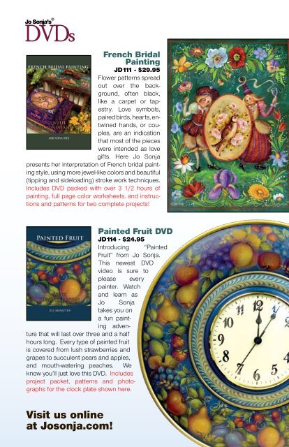 Painted Roses DVD - Jo Sonja's Folk Art