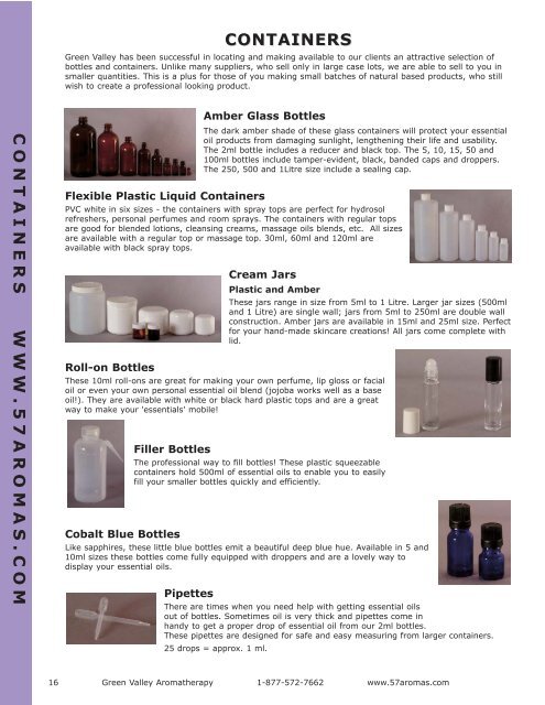 PURE ESSENTIAL OILS Aromatherapy Catalogue - Green Valley ...