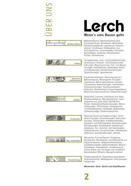BAU-FACTS - Lerch AG Bauunternehmung