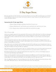 21 Day Sugar Detox - Wellness With Rose