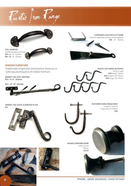 Hand forged ironmongery - Phg-uk.com