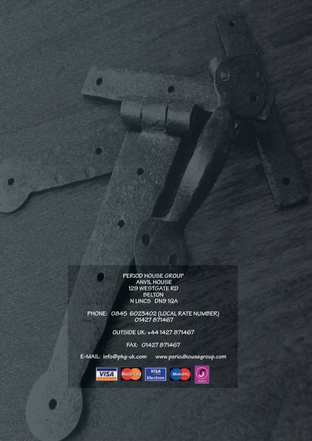 Hand forged ironmongery - Phg-uk.com