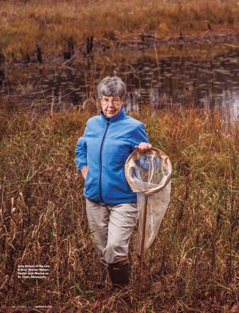 Judy Helgen at the Lee & Rose Warner nature Center near Marine ...