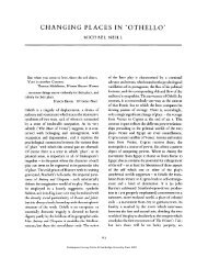 changing places in 'othello' - Fairfield High School English Department