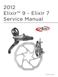 2012 Elixir 9 - Elixir 7 Service Manual - Sport Import GmbH