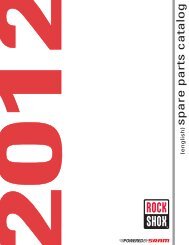 SRAM Spare Parts Catalog 2012 - Sport Import GmbH