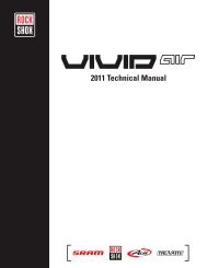 Technical Manual - Vivid Air - Sram