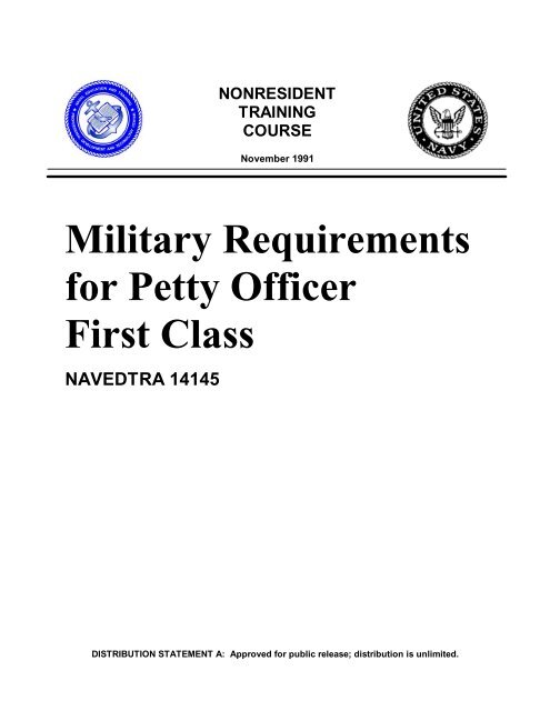 Military Requirements for Petty Officer First Class - Compass