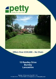 15 Reedley Drive Burnley Lancashire - Petty Estate Agents