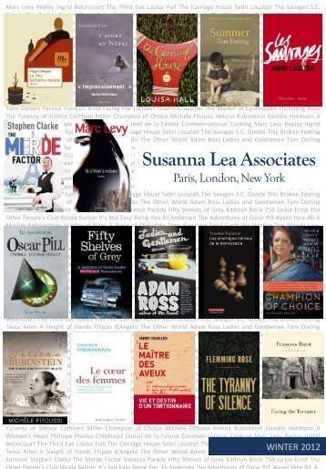 Download the full list - Susanna Lea Associates - Versilio