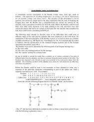 From Bombe 'stops' to Enigma keys A remarkably ... - Bletchley Park