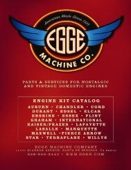 ENGINE KIT CATALOG - EGGE Machine Company