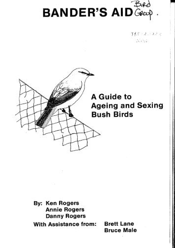 Bander's Aid 1986 - Birds Australia